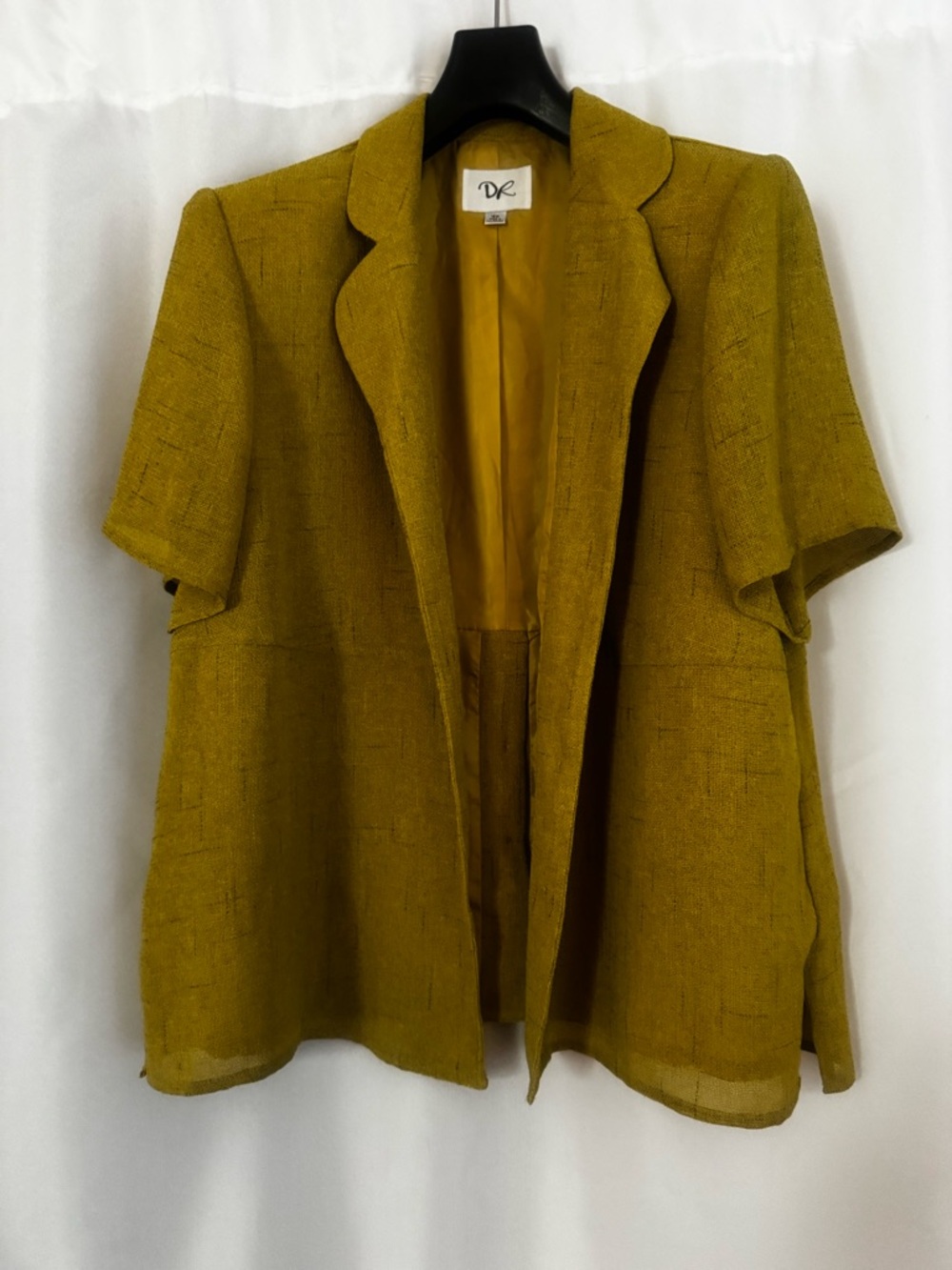 Olive Green Women's Skirt Set - Classic Button Front - Picture 2 of 12
